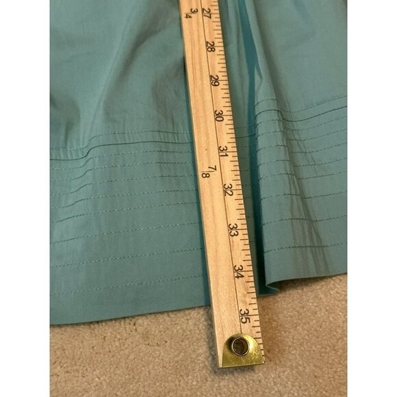 BCBGMAXAZRIA Women's 2 Light Green Knee Length Dress Crochet Pockets Coquette - Picture 11 of 16